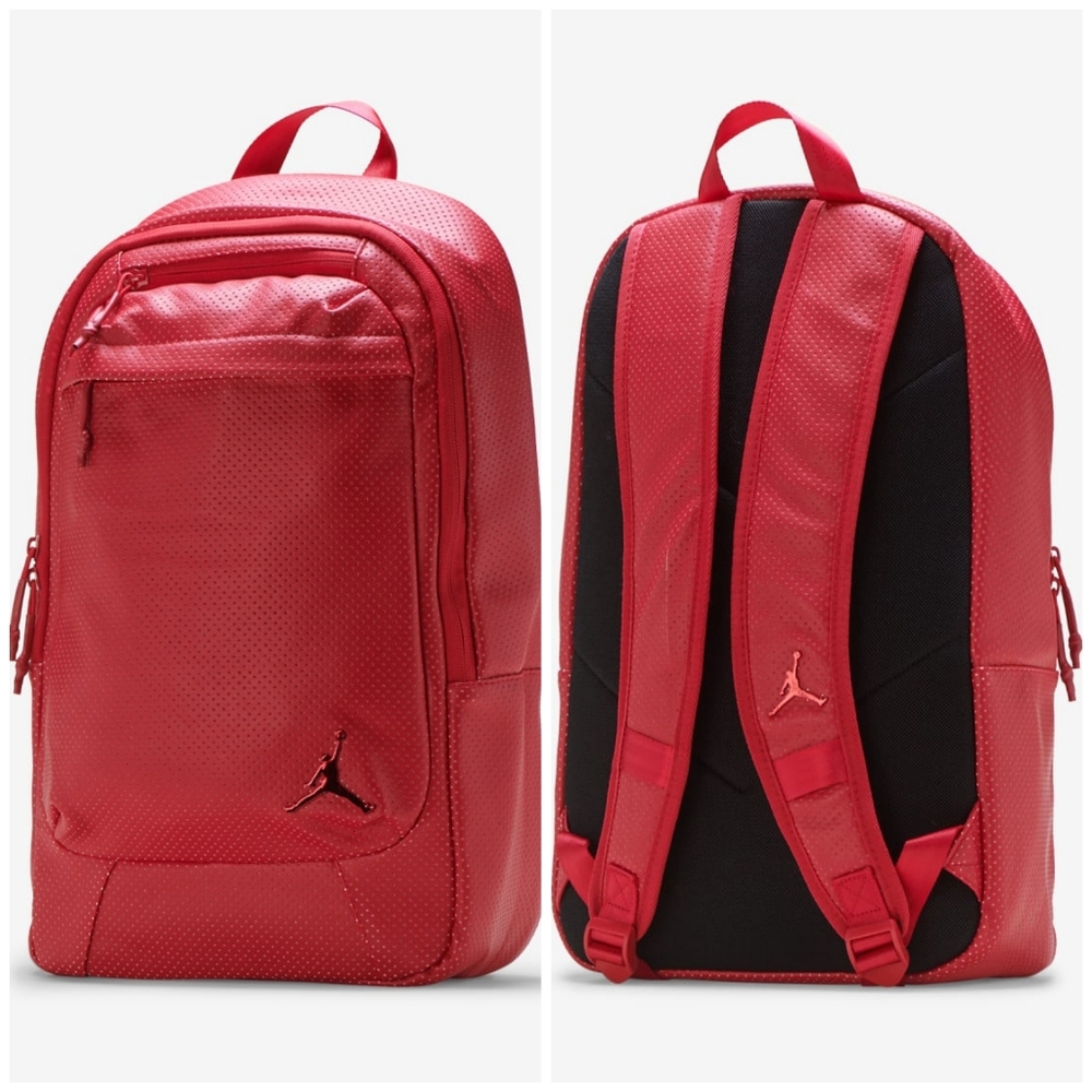 NEW Nike Air Jordan Gym Red Large Legacy Backpack - Picture 2 of 13